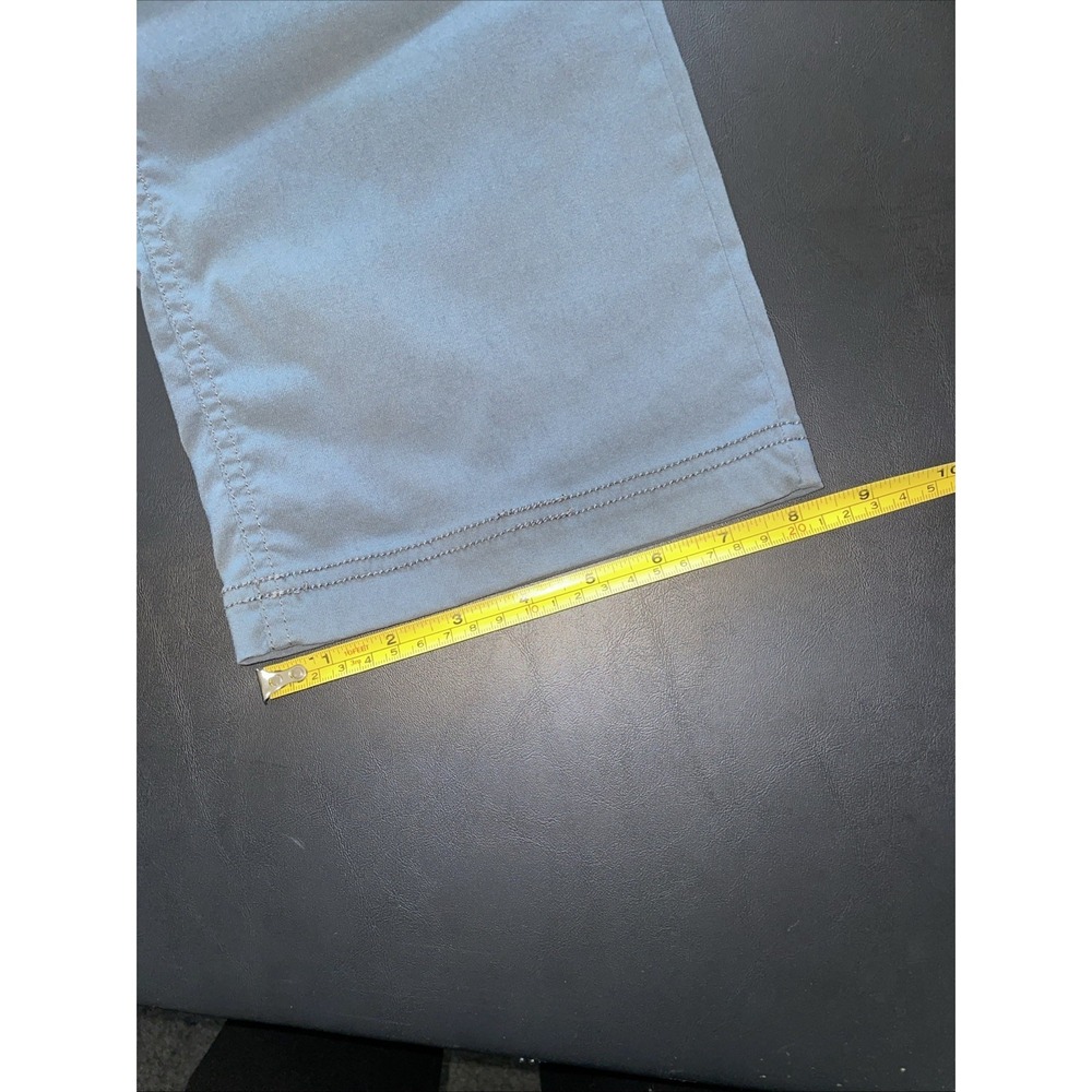 Prana Brion Pants Mens 34x28 Slate Blue Slim Fit Stretch 5-Pocket Hiking Outdoor - Picture 7 of 12